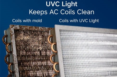 Hvac coil on sale uv light